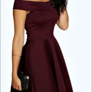 Maroon Dress